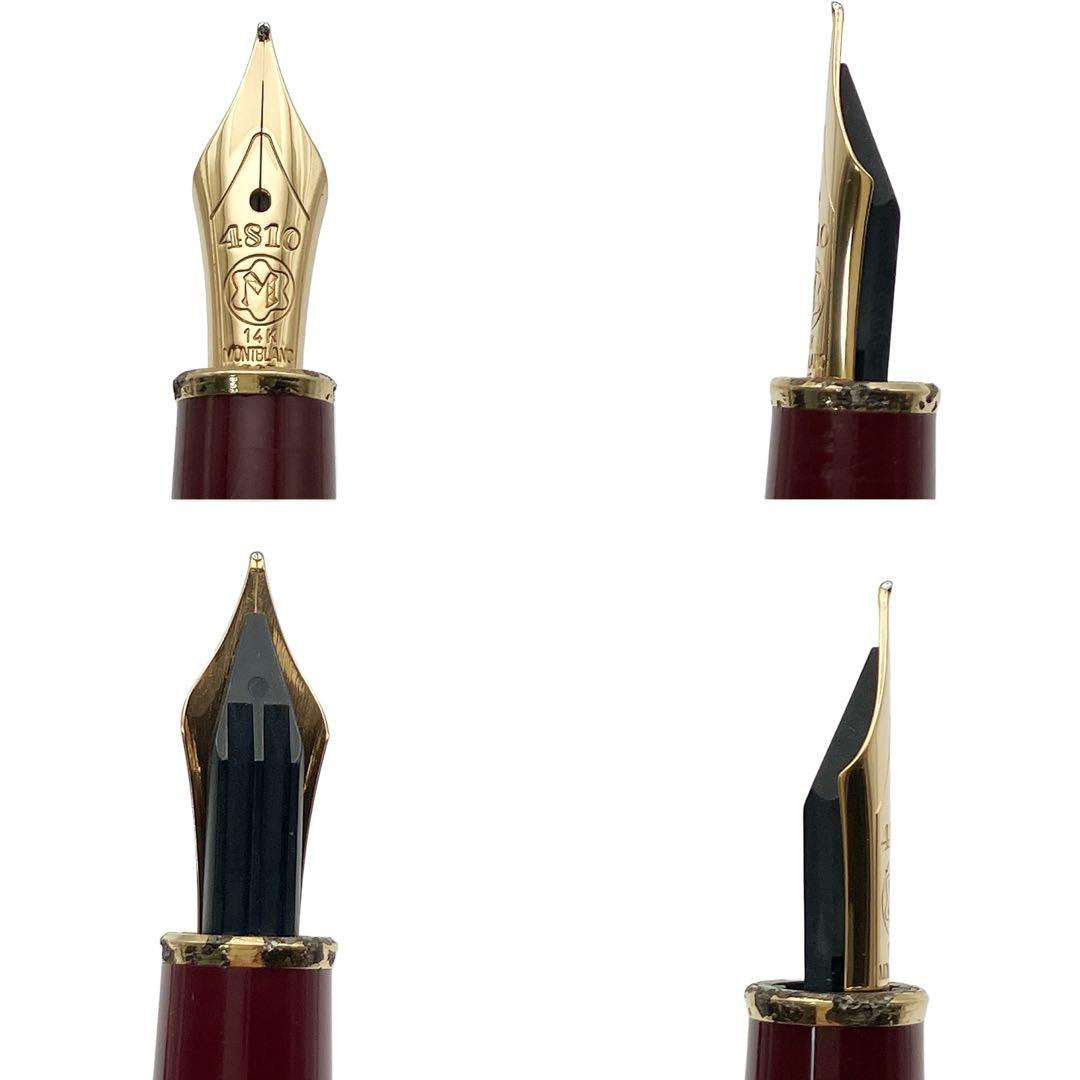モンブラン 万年筆 14K 14金 144 ボルドー ゴールド