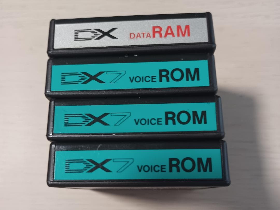 YAMAHA DX7 DATA データカートリッジ 4個 まとめ売り - メルカリ