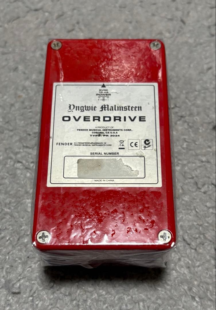 ギター Fender Yngwie Malmsteen Over Drive