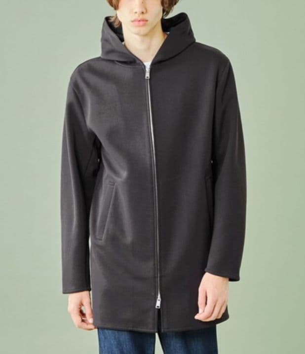 新品 ブラックレーベルクレストブリッジ ロングパーカー コーディガン 黒