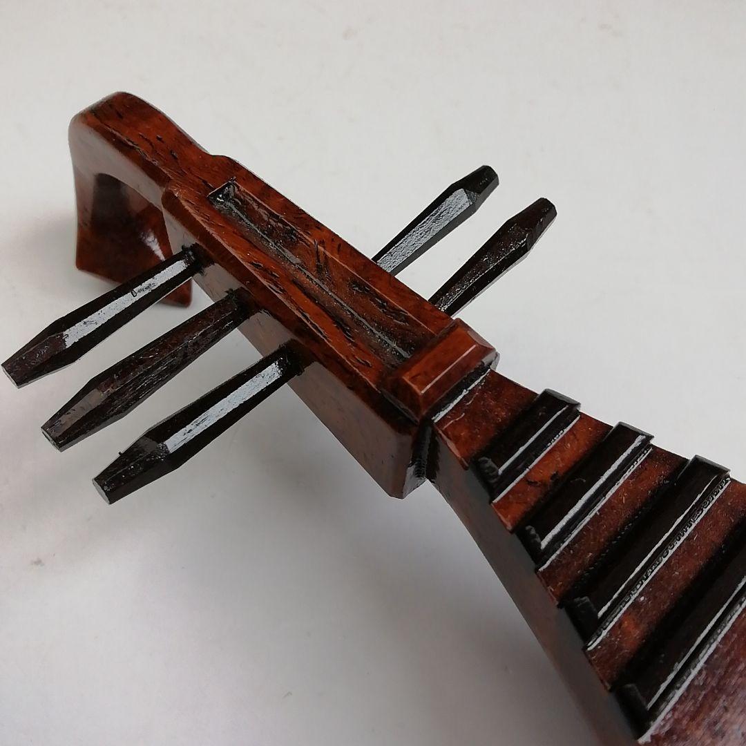 T901 香合 『秋草蒔絵 花梨造り』『琵琶香合』『道場宗廣 造』 共