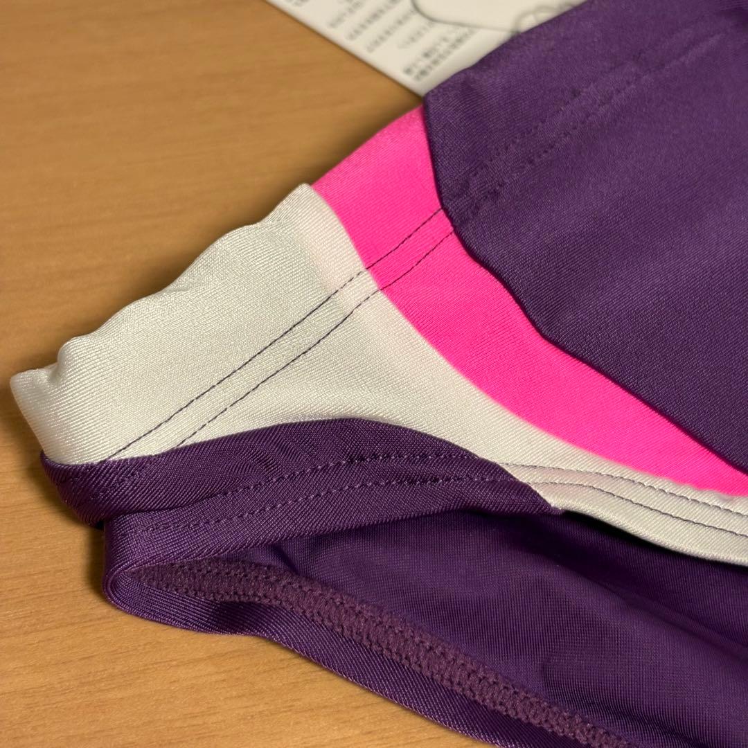 新品】asics AMA88T 競パン 紫/ピンク ハイドロCD 競泳水着