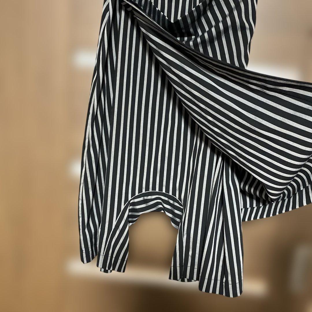 モユル　ストライプ　サルエルパンツ