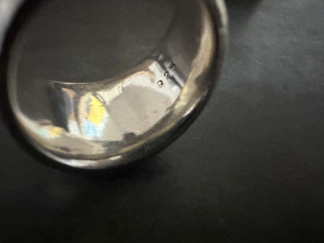 希少　激渋　アンティーク　ヴィンテージ　リング　925 シルバー バッファロー