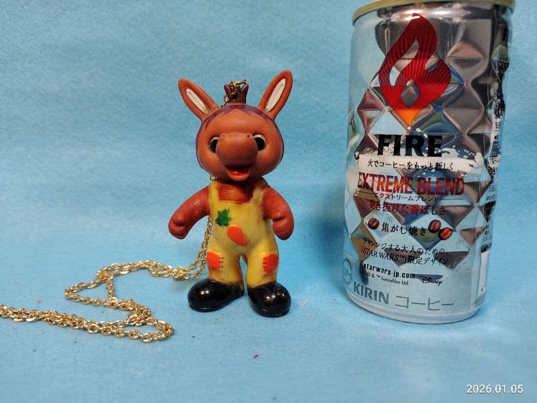 昭和レトロ当時物 ロバくん ペンダントソフビ おはようこどもショー ニッコー