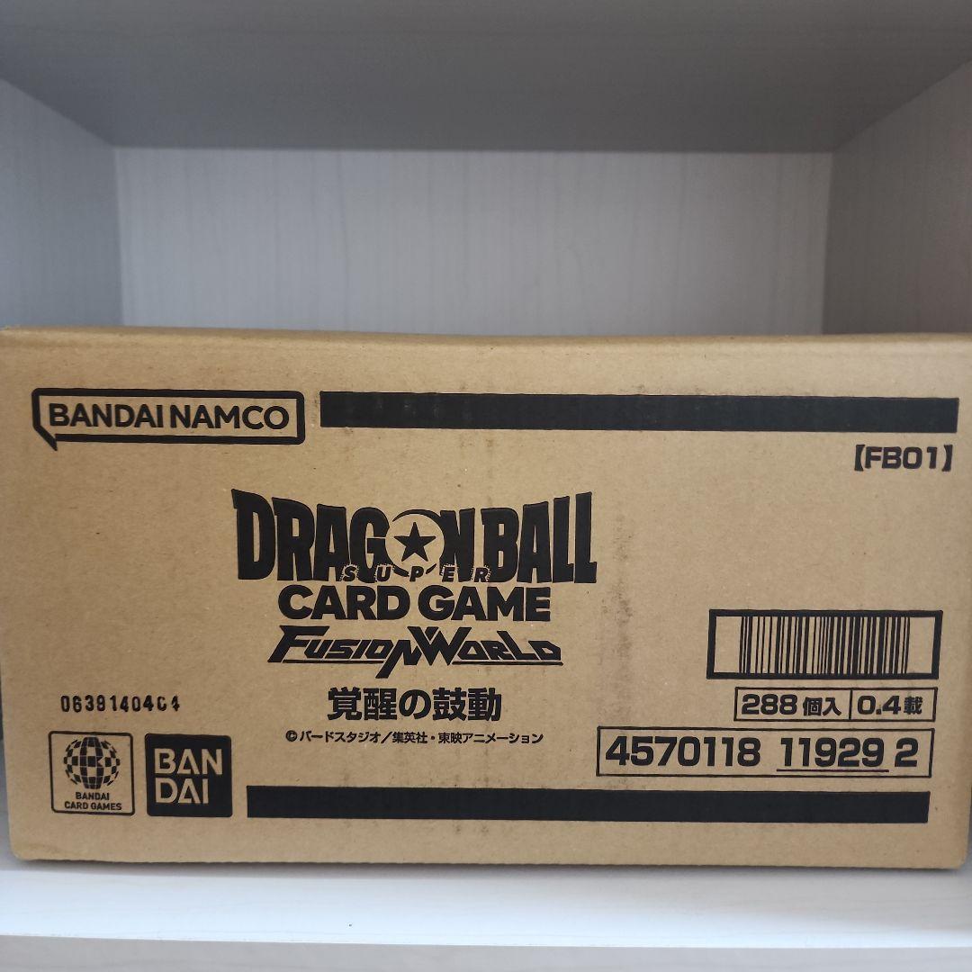 【カートン未開封】フュージョンワールド　覚醒の鼓動ドラゴンボール1カートン ドラゴンボールカード 覚醒の鼓動 カートン 新品未開封 ドラゴンボール