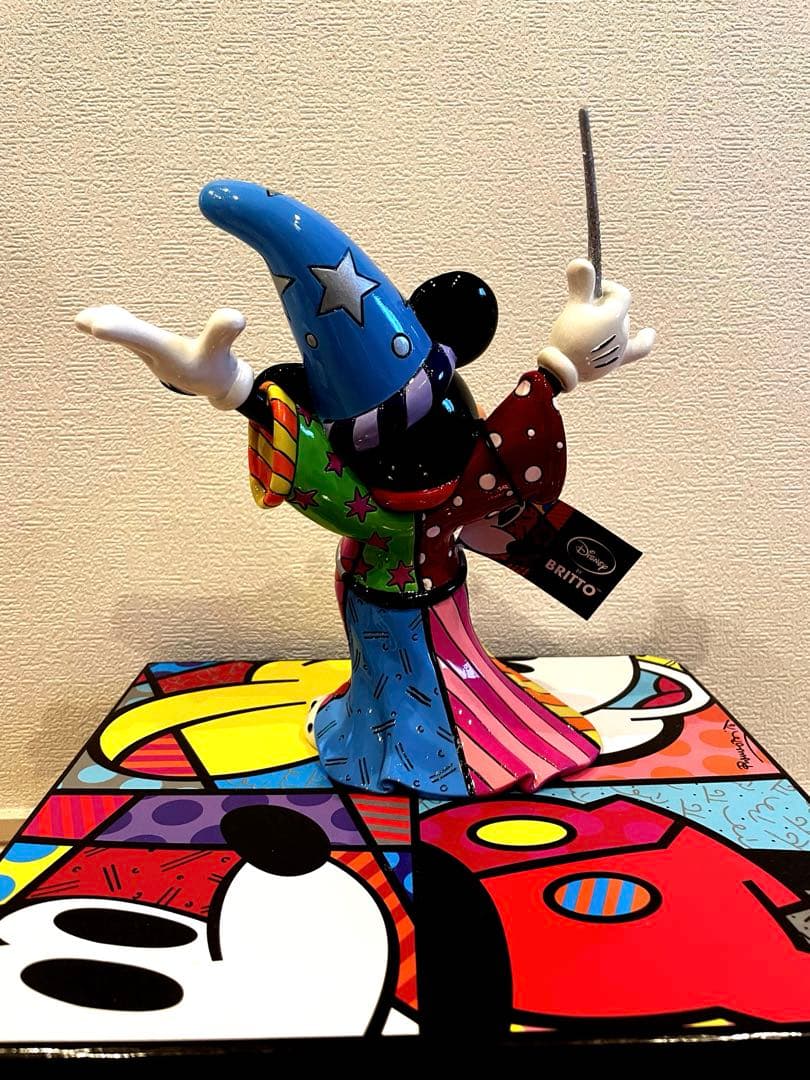 Disney Britto ミッキーフィギュア ファンタジア<箱付き>