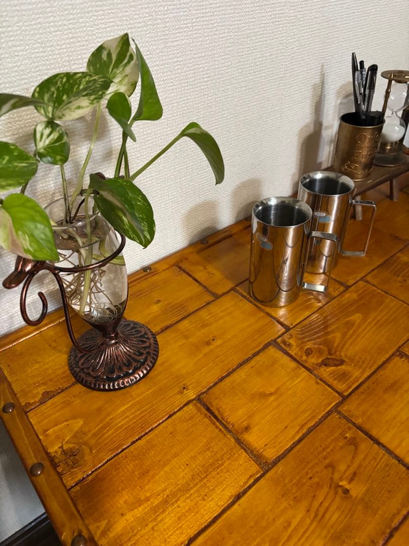 コーヒーテーブル ハンドメイド製品 センターテーブル ディスプレイ