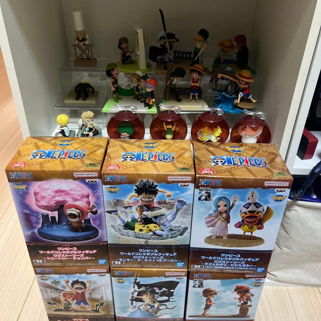 ONEPIECE ワンピース WCF ルフィ & ゾロ フィギュアセット 3点 ログ