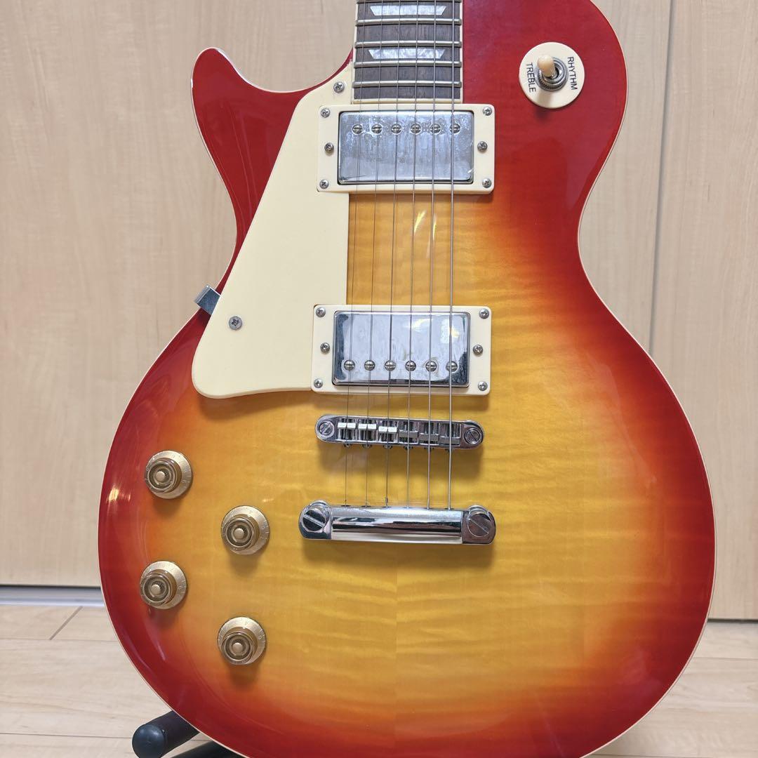 美品 新品弦付 BLITZ エレキギター Leopard レフティー レスポール