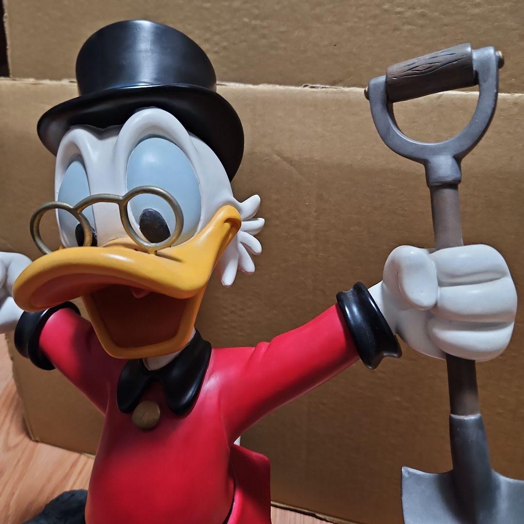 スクルージフィギュア　当時物　ディズニーストア限定品　ディズニー　スクルージ