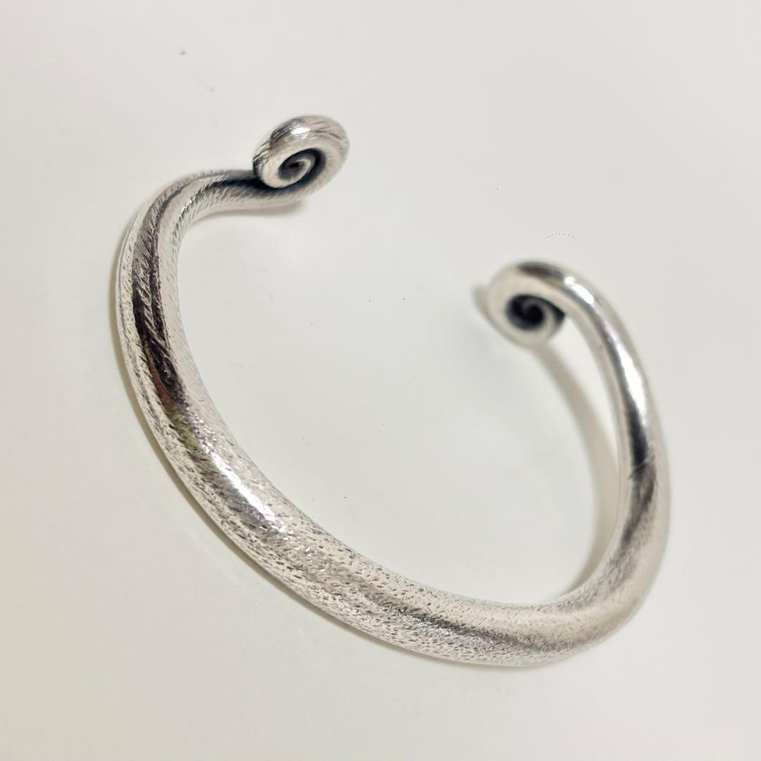 重厚　カレンシルバー　バングル　男女兼用