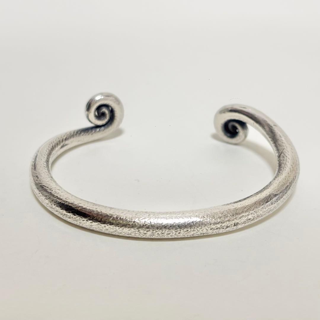重厚　カレンシルバー　バングル　男女兼用