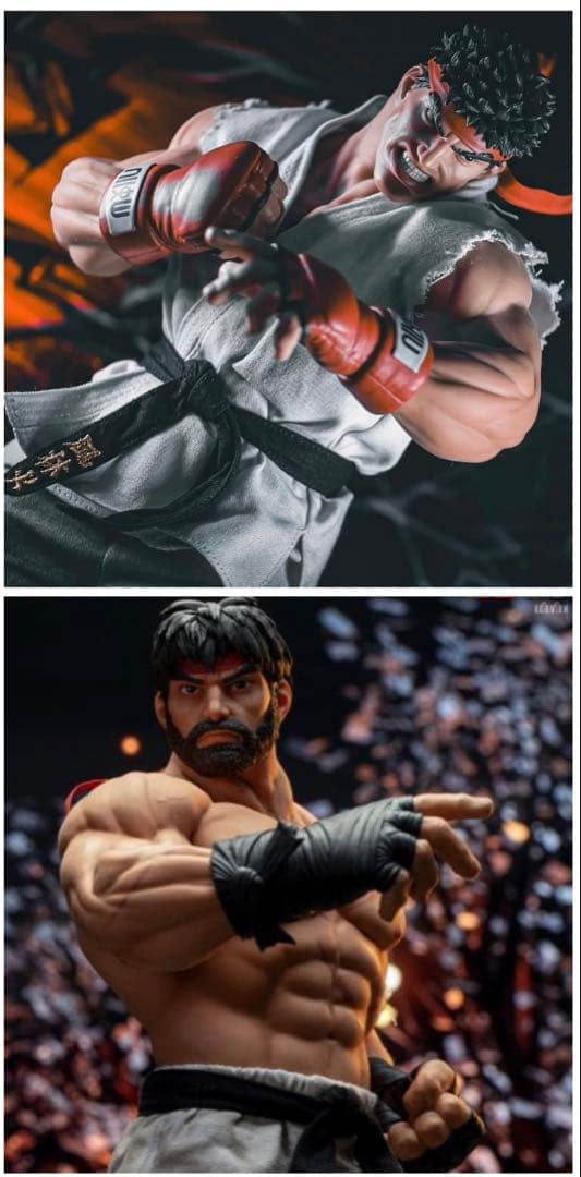 本日限定オマケ付き 888体限定ストリートファイター リュウ 1/6 2体