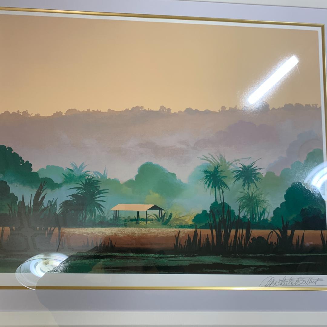 ミッシェル・バテュ 「季節風」 リトグラフ シルクスクリーン - メルカリ