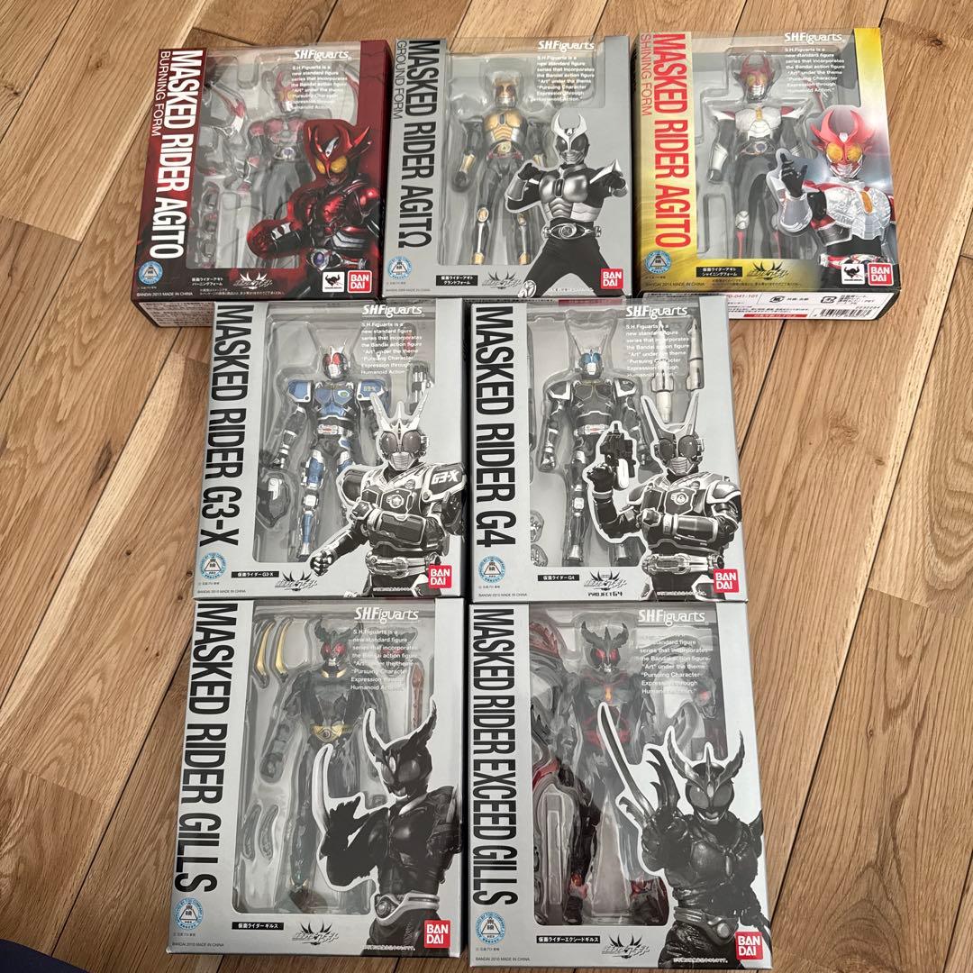 S.H.Figuarts 仮面ライダー 7体セット 作業員フィギュア7体セット