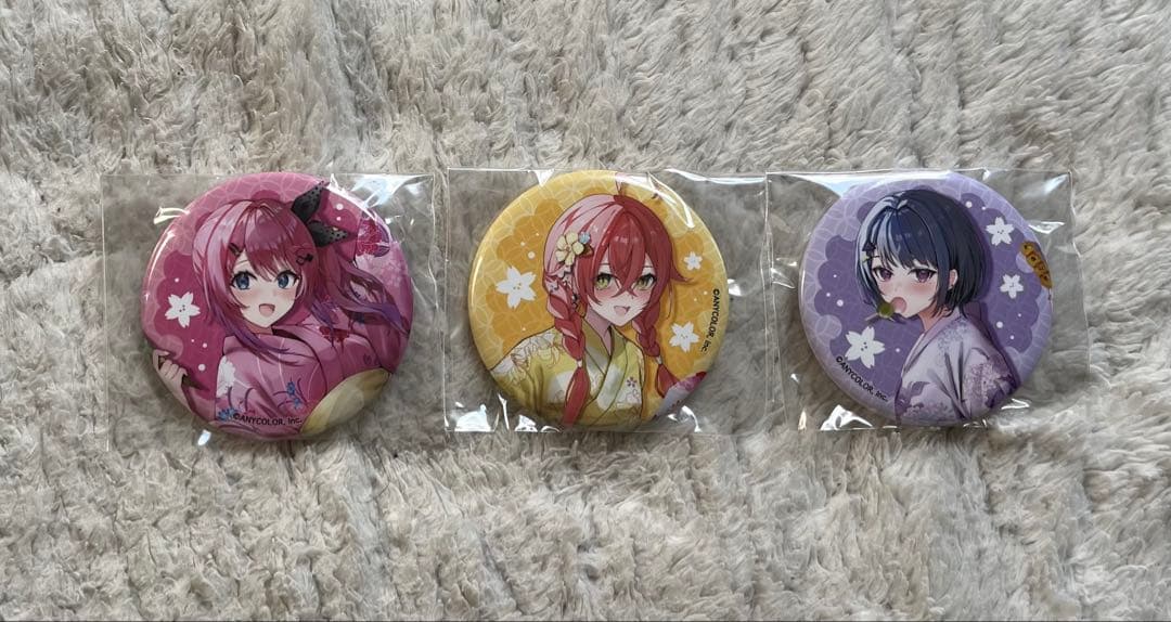 にじさんじ Idios 神田明神納涼祭り 缶バッジ 倉持めると 他 - メルカリ