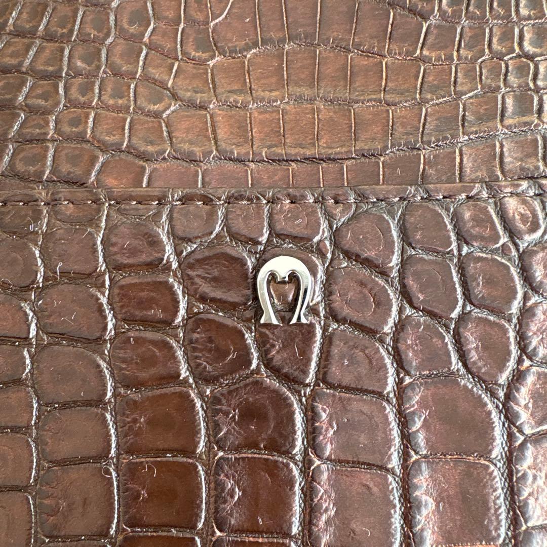 【新品未使用】YAMAGUCHI クロコダイル ショルダーバッグ JRA認定