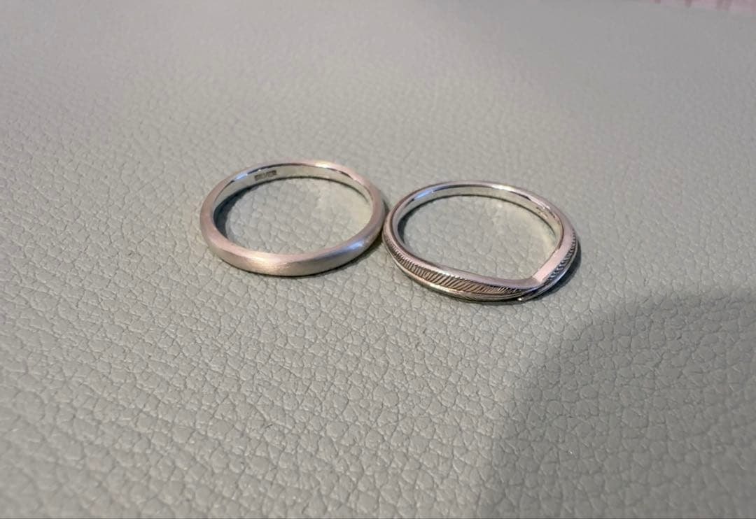 agete シルバーリング　2個セット