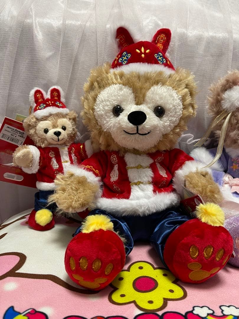 上海ディズニー2023旧正月ダッフィー、シェリーメイSSとキーチェーン4