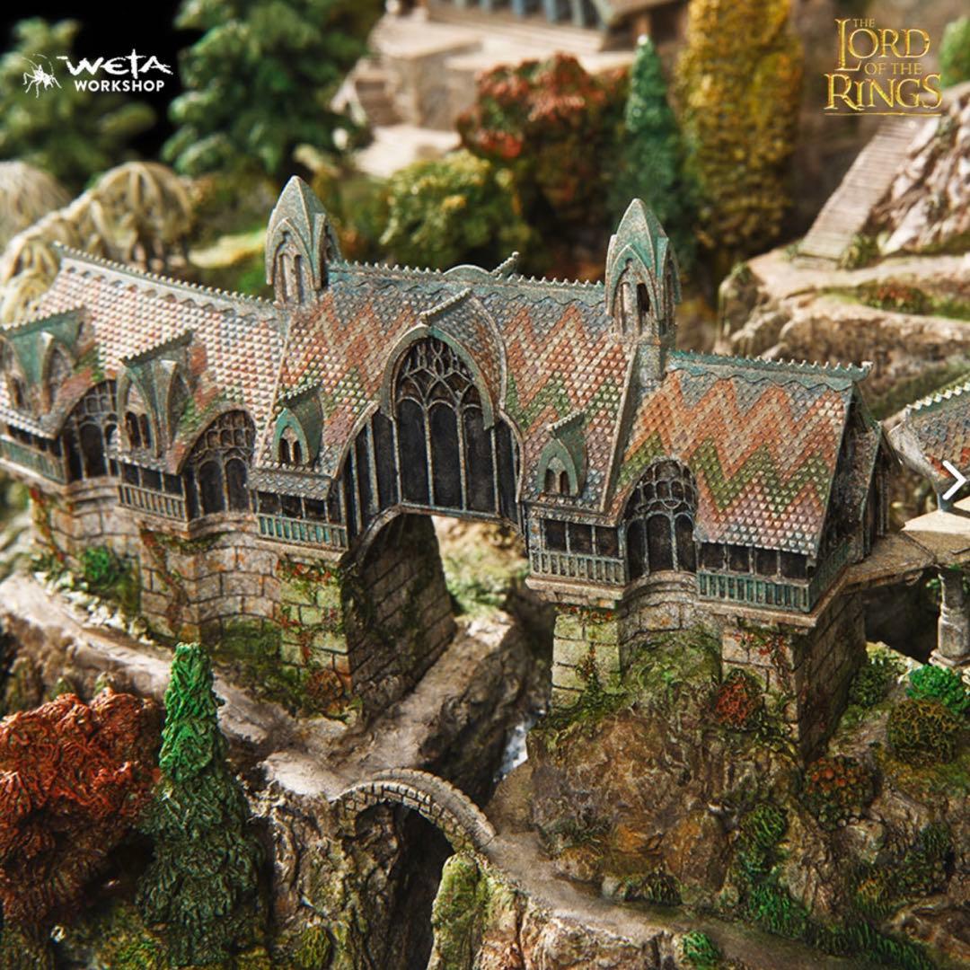 WETA ロードオブザリング 裂け谷リベン デル ジオラマ ホビット スタチュー
