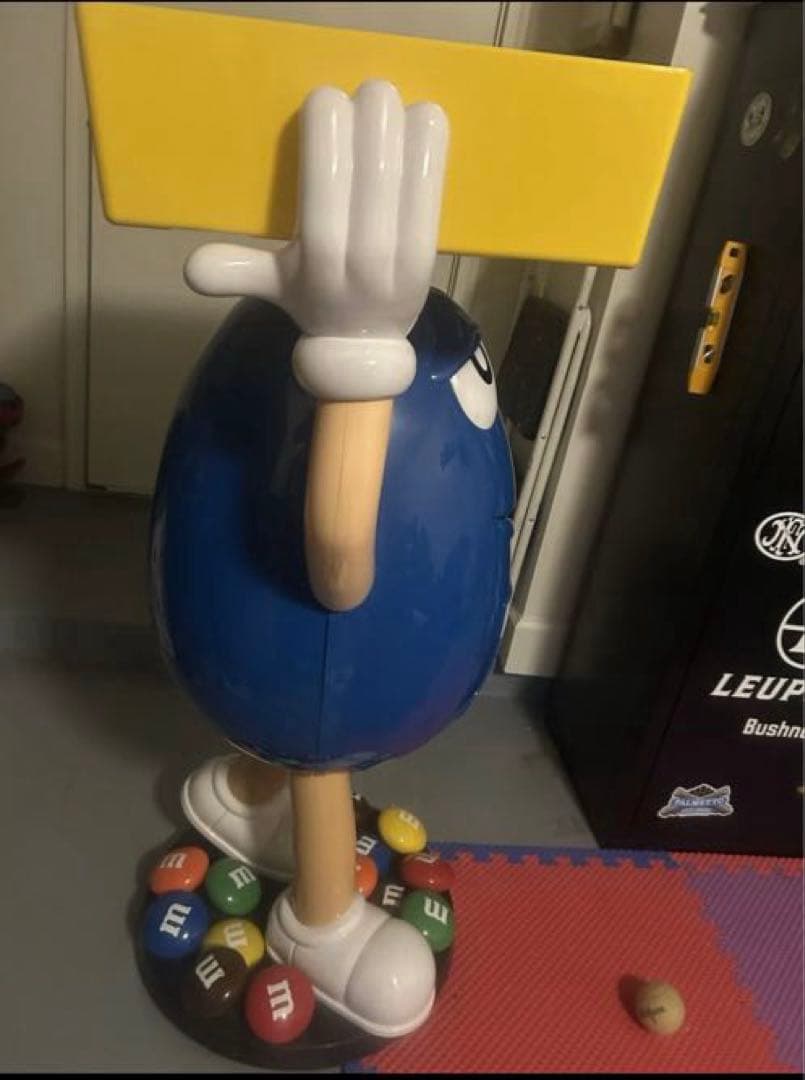 レア エムアンドエムズ ストアディスプレイ フィギュア ブルー MMs