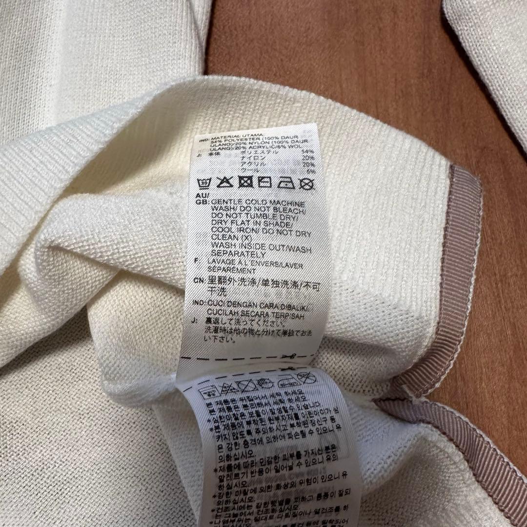 長袖セーター　ニットスカート　サイズM セットアップ　ゴルフウェア　秋冬　ウール