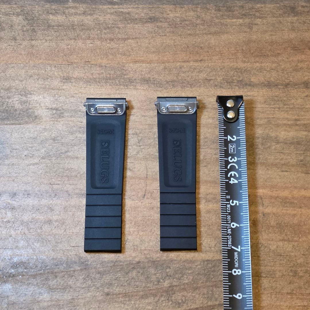 Cartier サントスドゥカルティエMM Delugsラバーベルト