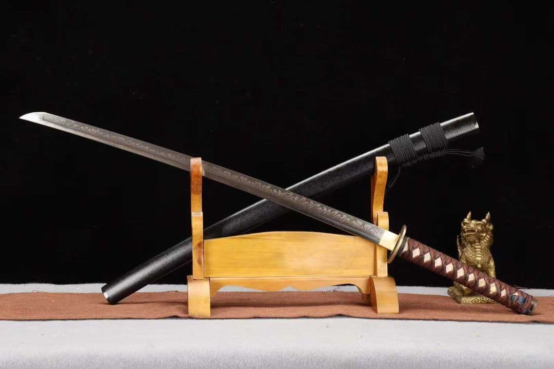 【千鶴】古兵器 刀装具 日本刀　模造刀 居合刀 武士道 鑑賞用 美術刀 贈り物