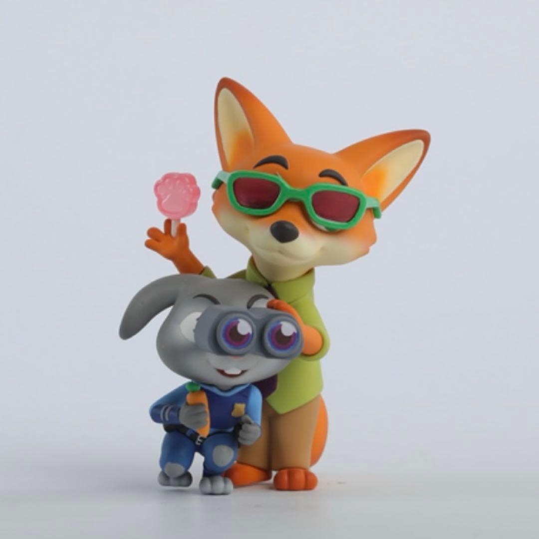 ズートピア ベストパートナー ニック ジュディ 3Dムービー フィギュア
