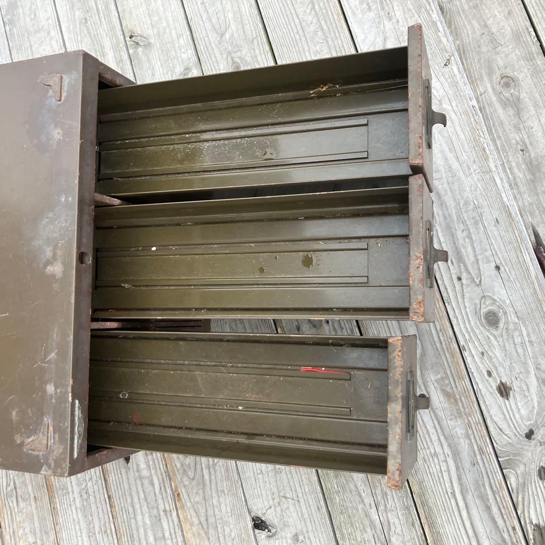 昭和レトロ クロガネ インダストリアル 6段スチールラック 収納