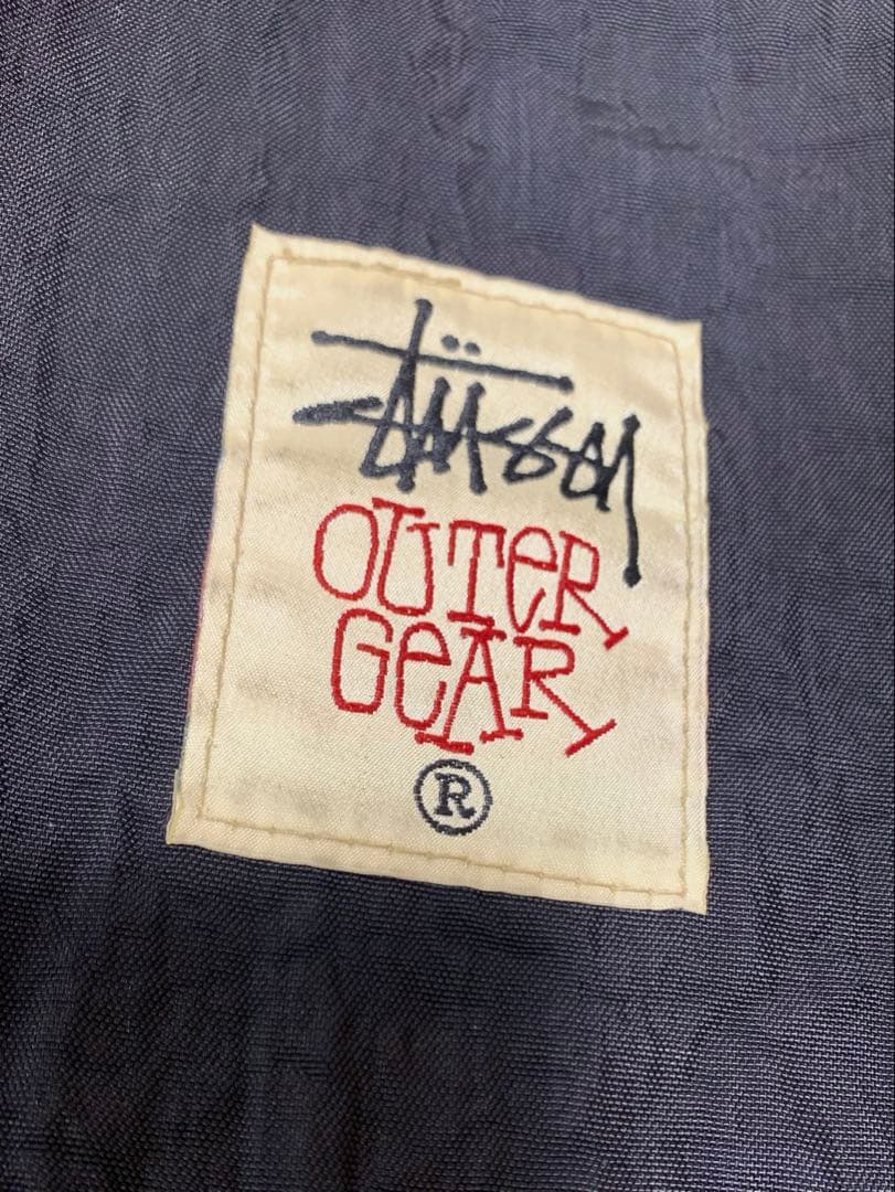 オールドステューシー　ナイロンリュック　黒　　90年代　レア