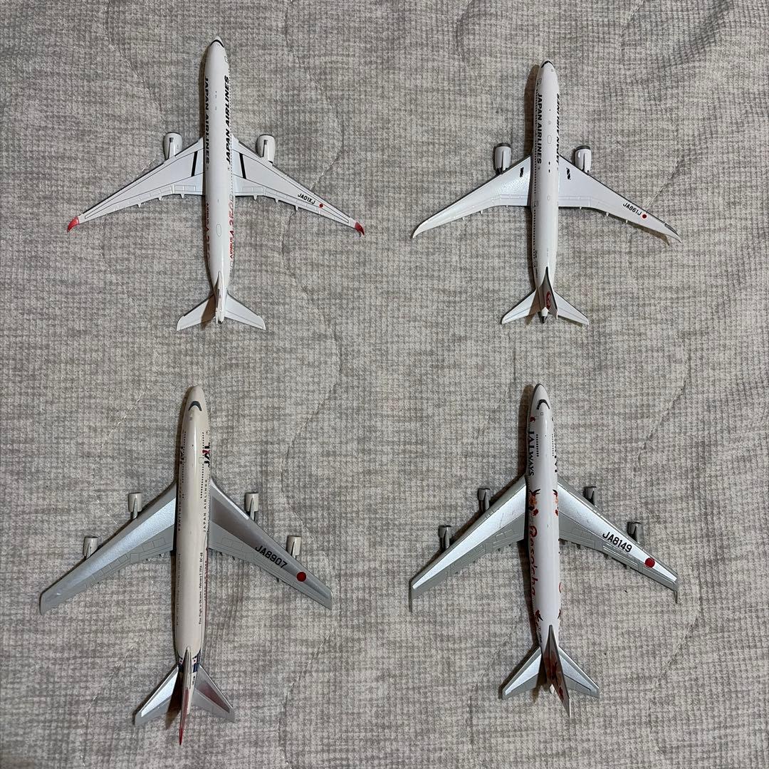 ダイキャスト製 JAL 飛行機 旅客機 16機 まとめ売り模型 フィギュア