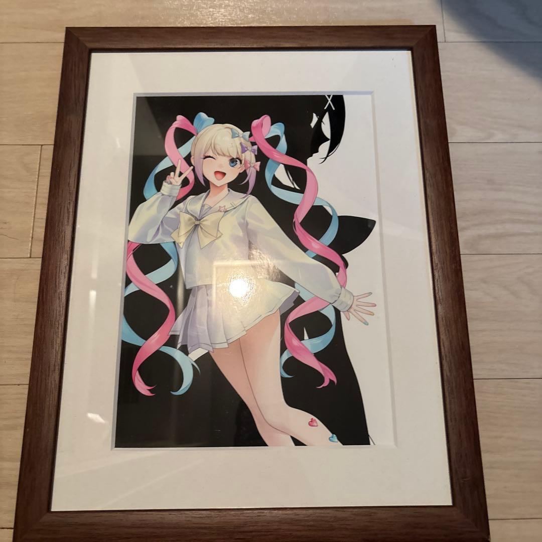 お久しぶり先生描き下ろし「超絶最かわてんしちゃん＆あめちゃん」複製