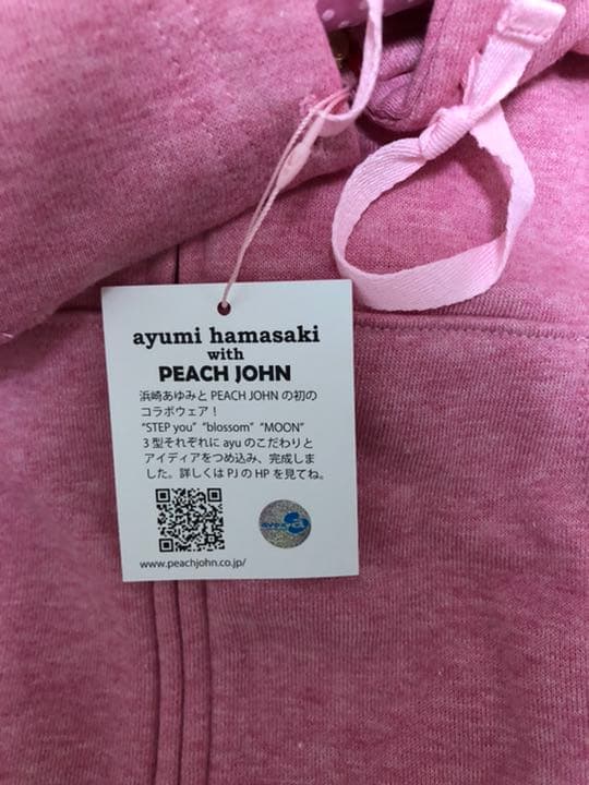 浜崎あゆみ　PEACH JOHN コラボ スウェット