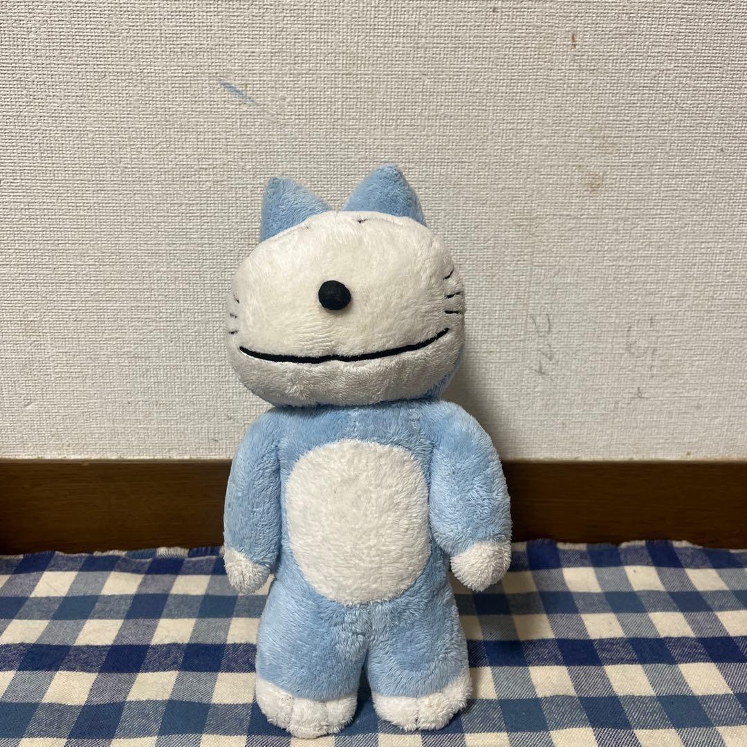 ▪️11ぴきのねこ　ぬいぐるみ2種類▪️水色毛足の長いねこ&首動くねこ▪️レア美品