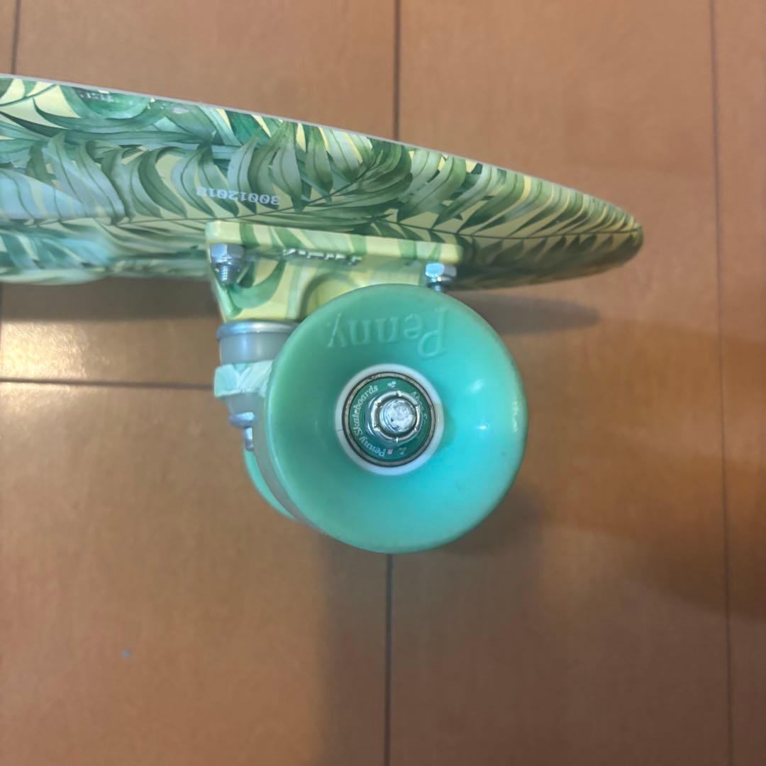 ペニー Penny Glow スケートボード 葉っぱ柄 スケボー 22インチ 緑