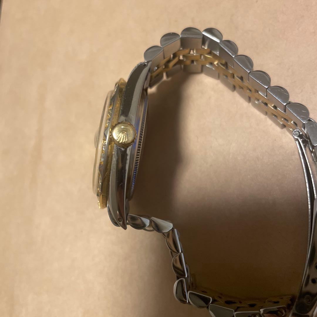 ロレックス デイトジャスト ホワイトシェル8サファイア2ダイヤ