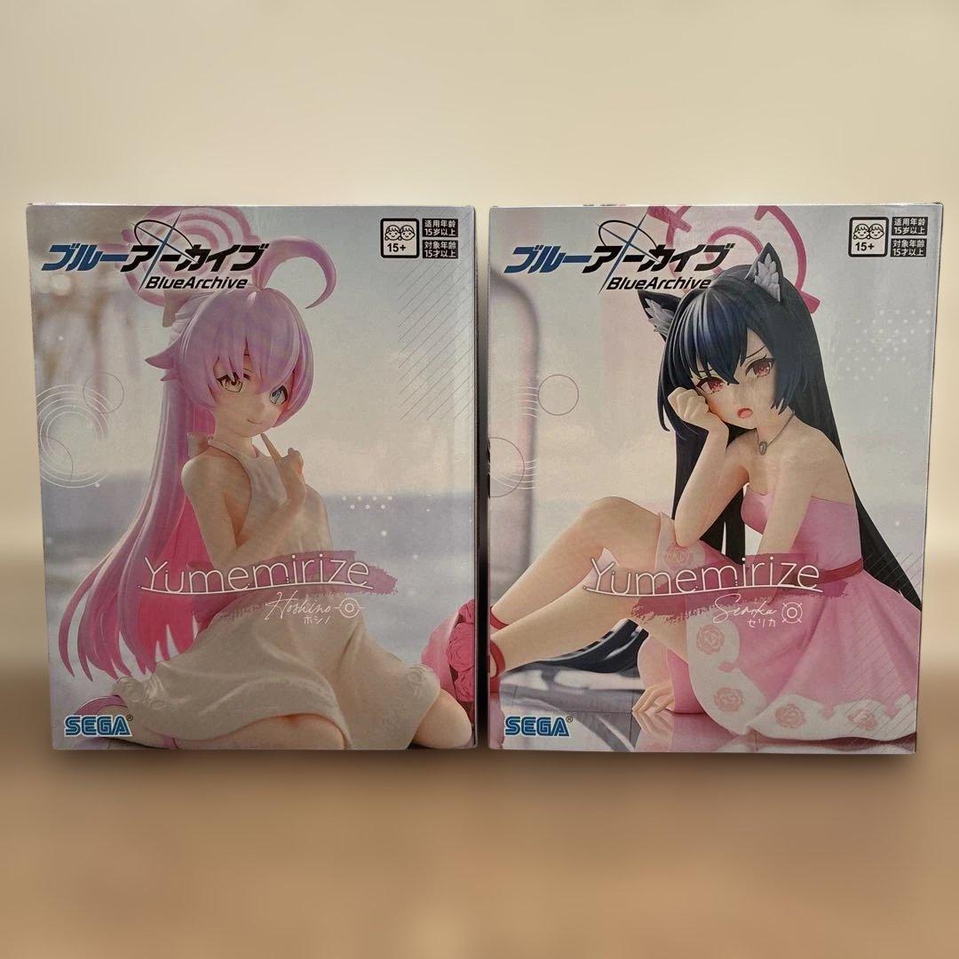 ブルーアーカイブ Yumemirize ホシノ セリカ フィギュア セット - メルカリ