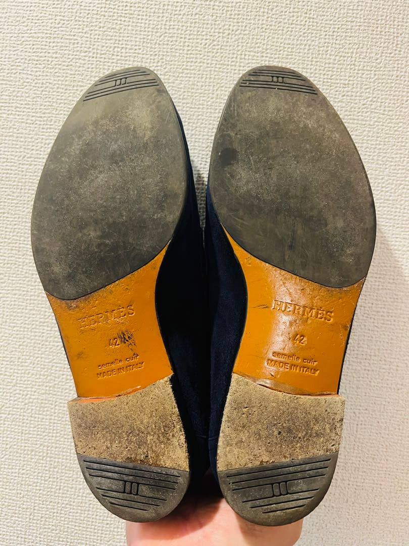 ★HERMES 正規品 シューズ スウェード エルメス