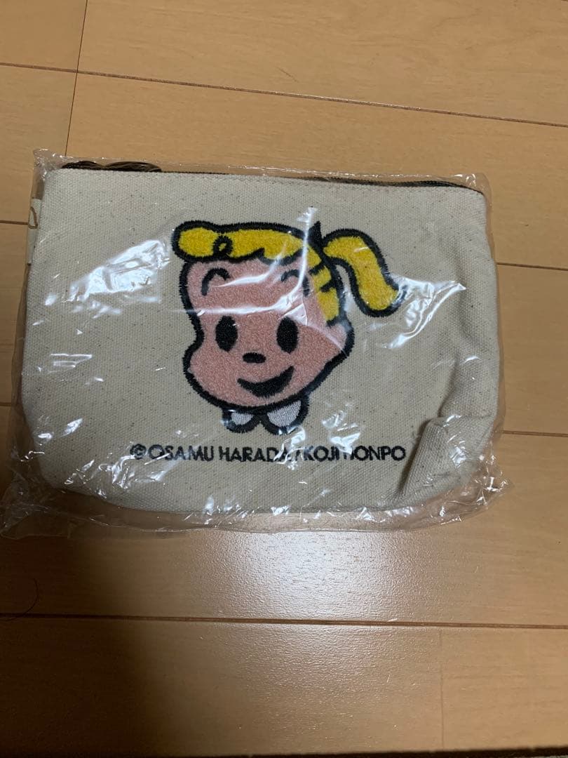 新品 オサムグッズ さがら刺繍キャンバスポーチ Jill osamu goods