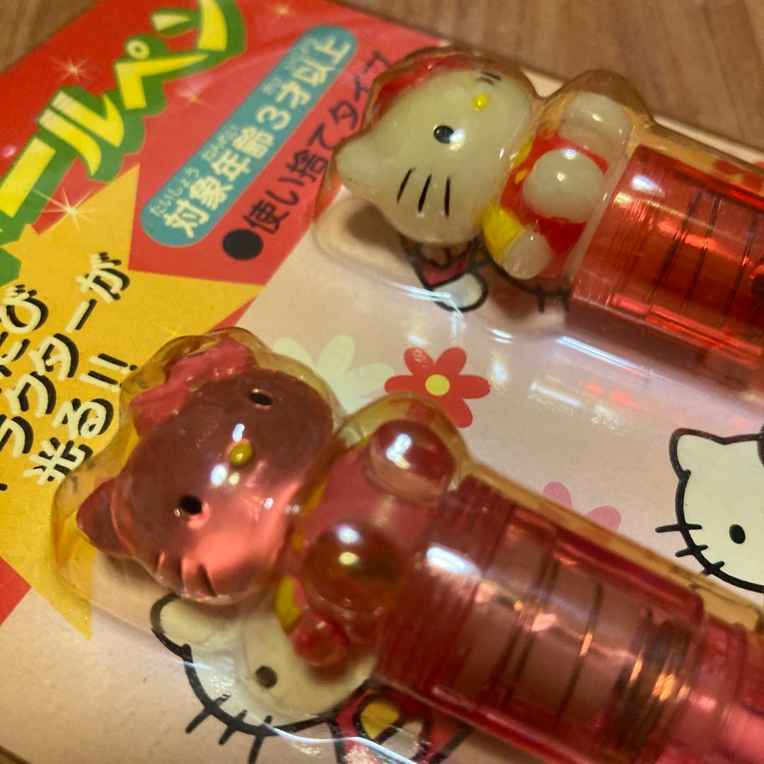 ハローキティ ライトボールペン 2本セット 未使用品 2002 - メルカリ