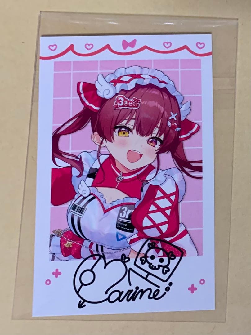 ホロライブ 3期生 1st EPきゅるるん大作戦 宝鐘マリン チェキ サイン