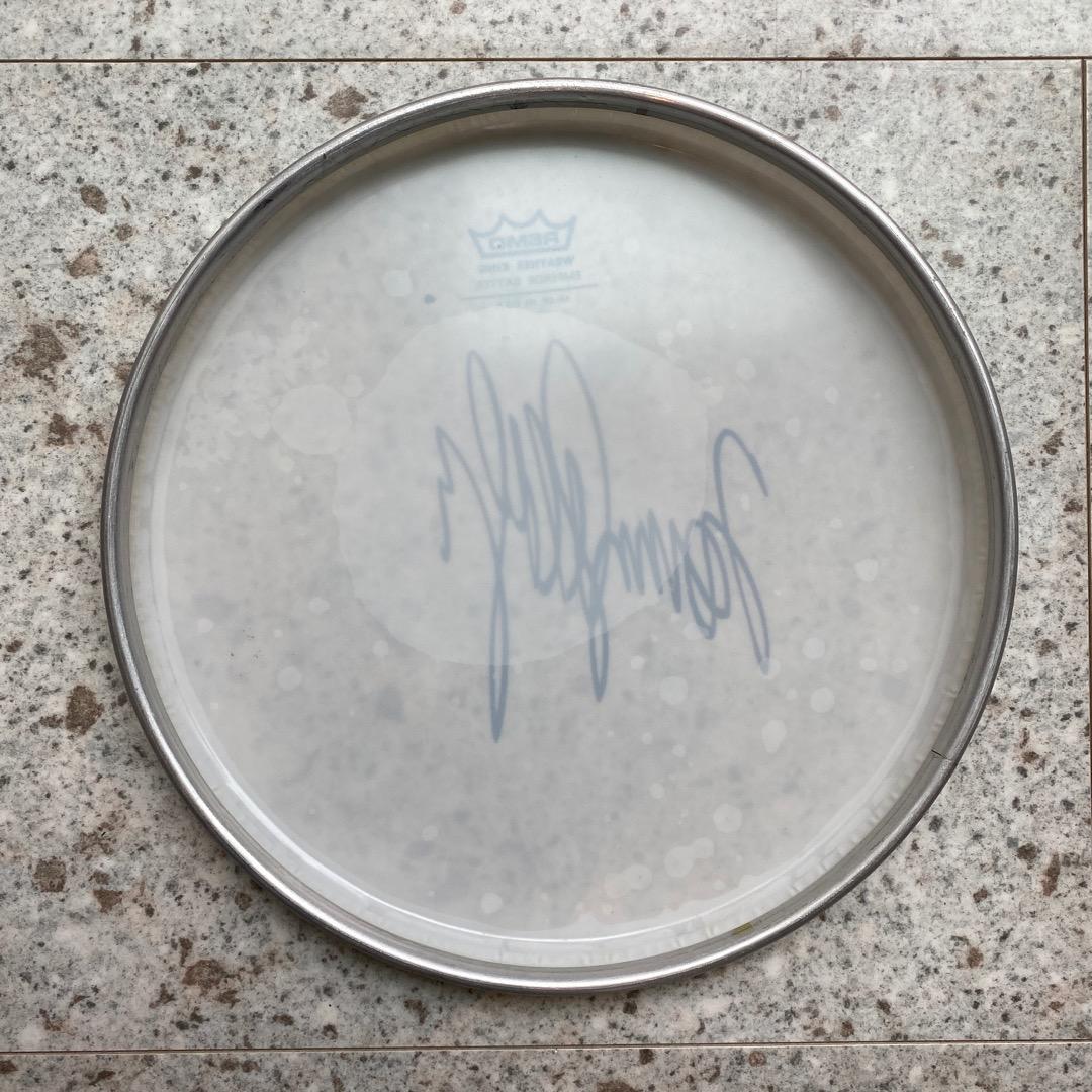 ドラムヘッド サイン入り - メルカリ