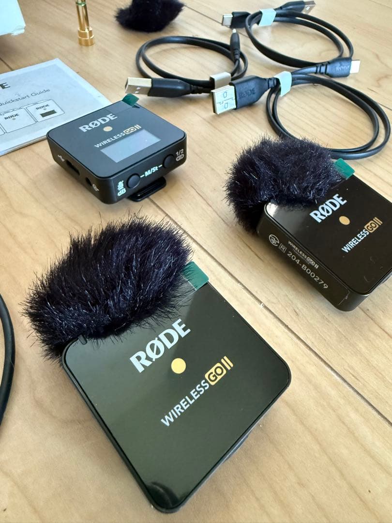 RØDE WIRELESS GO II Lightningケーブル付