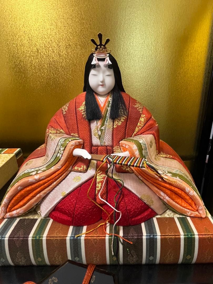 雛人形　真多呂作　木目込み人形　寛永雛