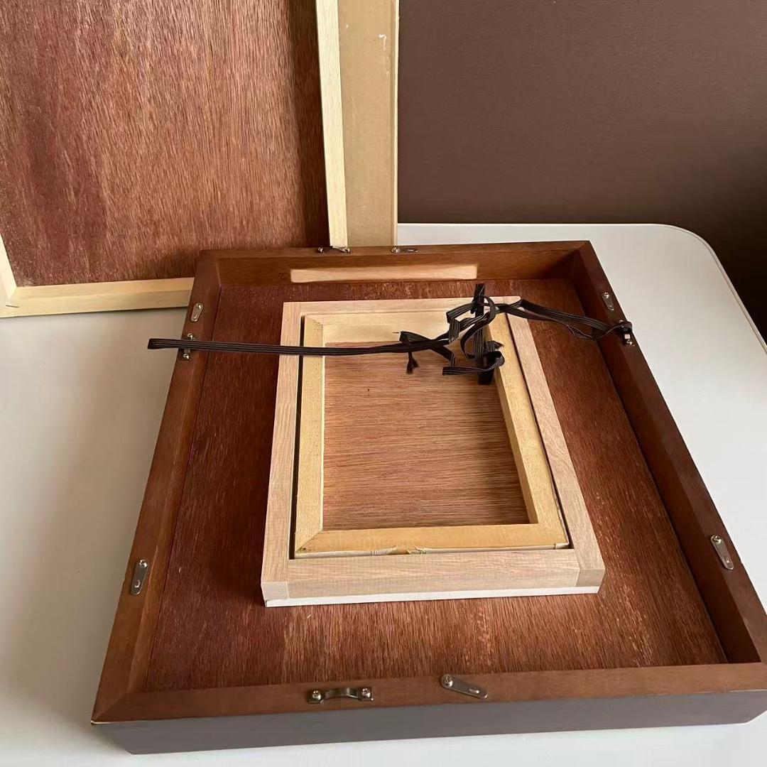 真作　長谷川貞信　五代目　「弁慶」　役者絵　共シール　金箔落　日本画家、浮世絵師