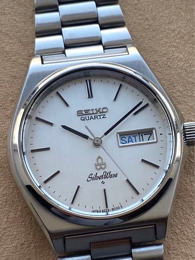 セイコーSEIKOシルバーウェーブ　電池新品　美品