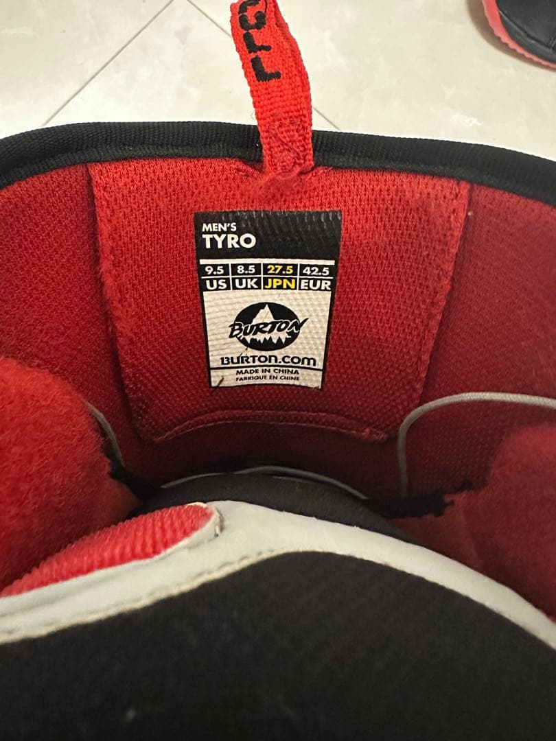 Burton Tyro スノーボードブーツ メンズ 9.5