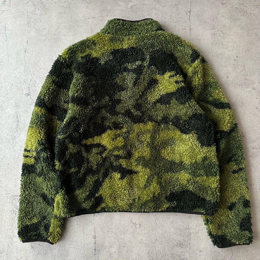 EVISU エヴィス ボアフリース ジャケット カモフラ柄 迷彩 エヴィス